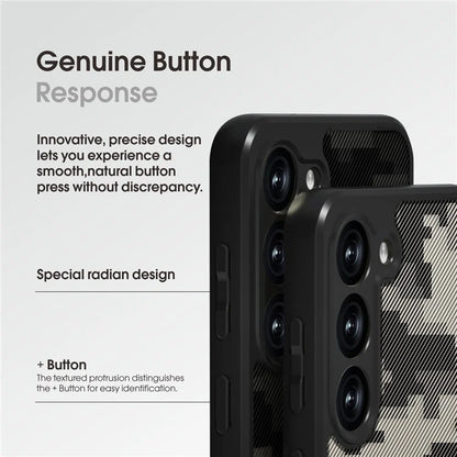 IBMRS For Samsung Galaxy S23+ Phone Case Soft TPU+ Hard PC Back Cover Precise Lens Hole