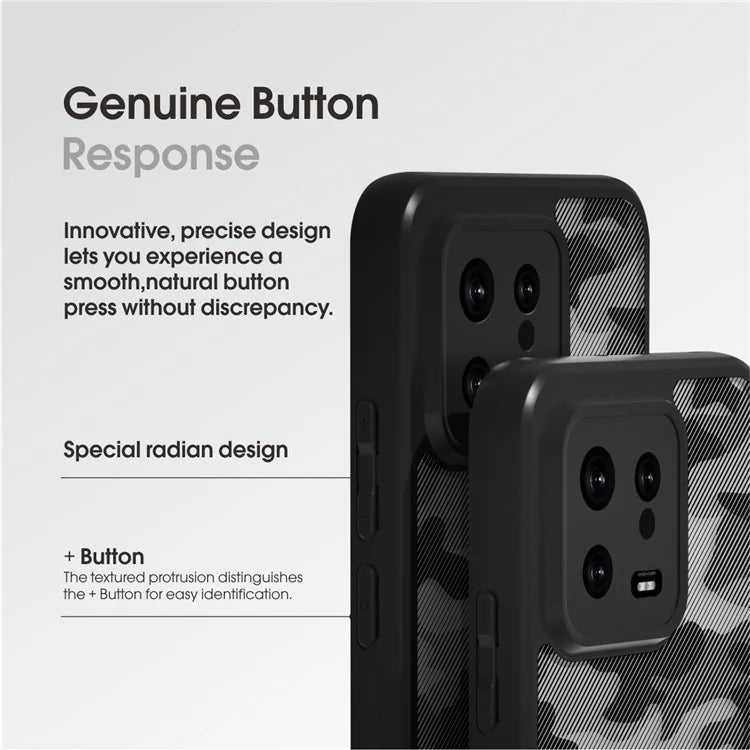 IBMRS Cell Phone Shell for Xiaomi 13 Cases Anti-Scratch TPU+PC Phone Cover