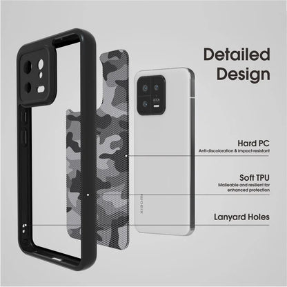 IBMRS Cell Phone Shell for Xiaomi 13 Cases Anti-Scratch TPU+PC Phone Cover