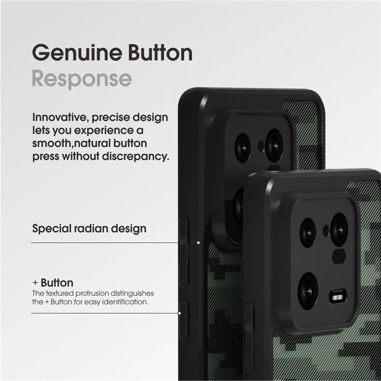 IBMRS Phone Cover for Xiaomi 13 Pro 5G Cases Anti-Scratch TPU+PC Phone Shell