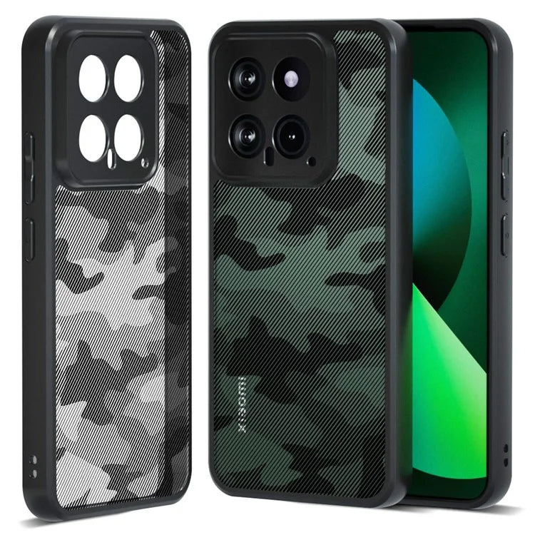 IBMRS Slim-Fit Phone Shell for Xiaomi 14 Cases Anti-Scratch TPU+PC Cell Phone Cover
