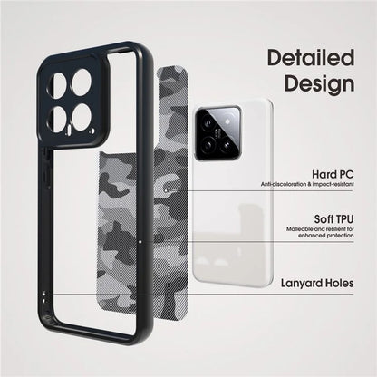 IBMRS Slim-Fit Phone Shell for Xiaomi 14 Cases Anti-Scratch TPU+PC Cell Phone Cover