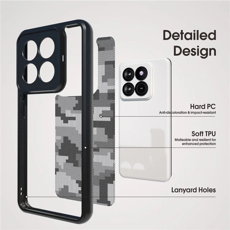 IBMRS TPU+PC Phone Shell for Xiaomi 14 Pro Cases Shockproof Phone Cover