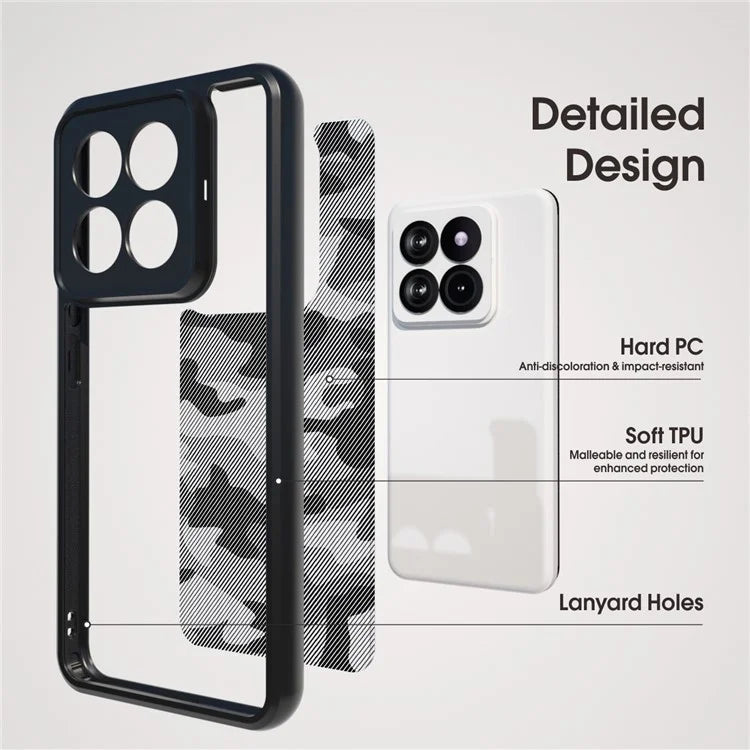 IBMRS TPU+PC Phone Shell for Xiaomi 14 Pro Cases Shockproof Phone Cover