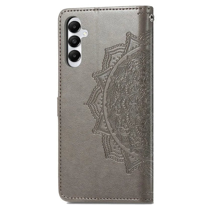 For Samsung Galaxy A05s 4G Magnetic Phone Case Embossed Mandala Pattern Cover