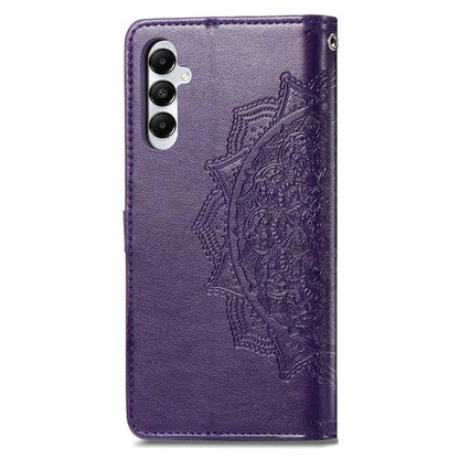 For Samsung Galaxy A05s 4G Magnetic Phone Case Embossed Mandala Pattern Cover