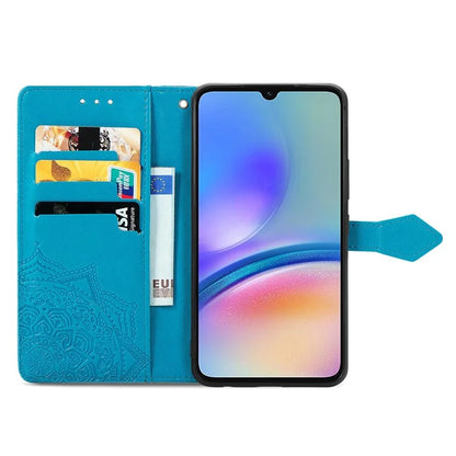 For Samsung Galaxy A05s 4G Magnetic Phone Case Embossed Mandala Pattern Cover