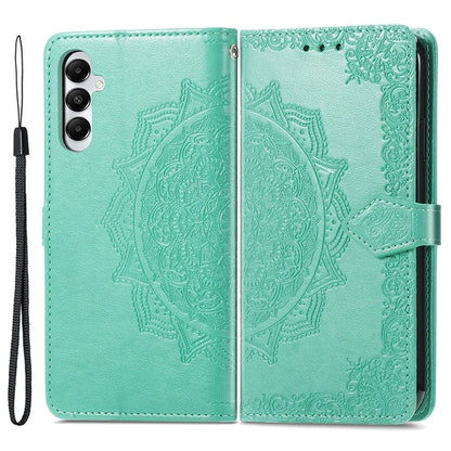 For Samsung Galaxy A05s 4G Magnetic Phone Case Embossed Mandala Pattern Cover
