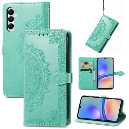 For Samsung Galaxy A05s 4G Magnetic Phone Case Embossed Mandala Pattern Cover