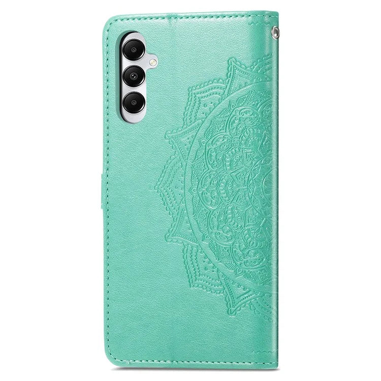 For Samsung Galaxy A05s 4G Magnetic Phone Case Embossed Mandala Pattern Cover