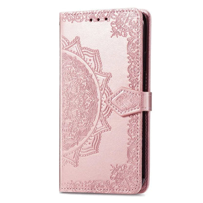 For Samsung Galaxy A05s 4G Magnetic Phone Case Embossed Mandala Pattern Cover