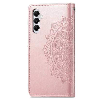 For Samsung Galaxy A05s 4G Magnetic Phone Case Embossed Mandala Pattern Cover