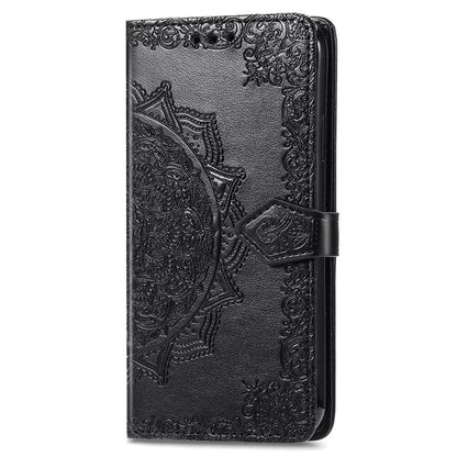 For Samsung Galaxy A25 5G (Global) (161.0 x 76.5 x 8.3mm) Cell Phone Case Embossed Mandala Floral Cover