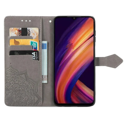 For Samsung Galaxy A25 5G (Global) (161.0 x 76.5 x 8.3mm) Cell Phone Case Embossed Mandala Floral Cover
