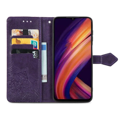 For Samsung Galaxy A25 5G (Global) (161.0 x 76.5 x 8.3mm) Cell Phone Case Embossed Mandala Floral Cover