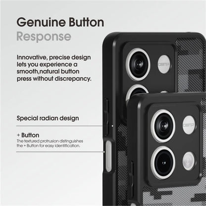 IBMRS For Xiaomi Redmi Note 13 5G Phone Case TPU+PC Back Cover Precise Cutout Lens Hole
