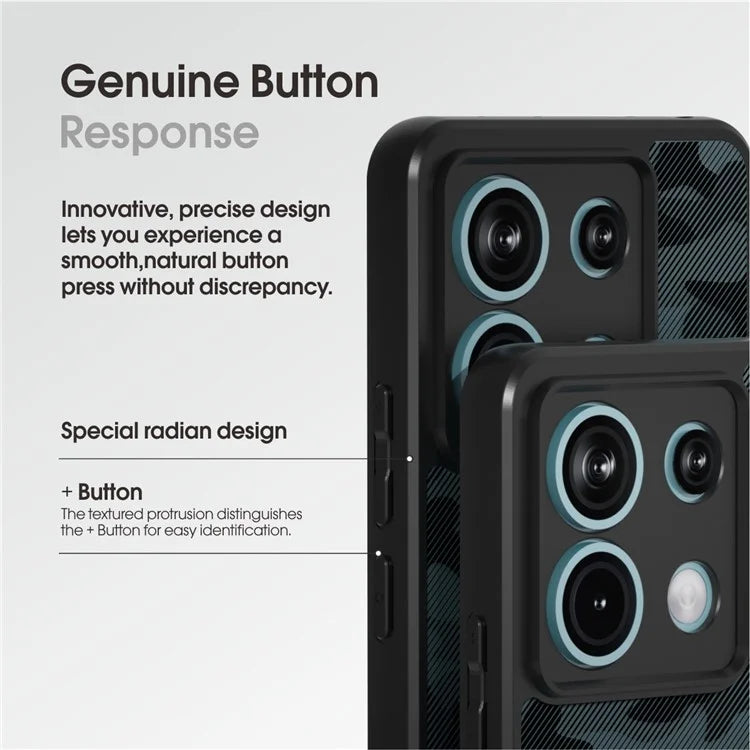 IBMRS For Xiaomi Redmi Note 13 Pro 4G / Poco M6 Pro 4G Phone Case Dual-Layer TPU+PC Cover