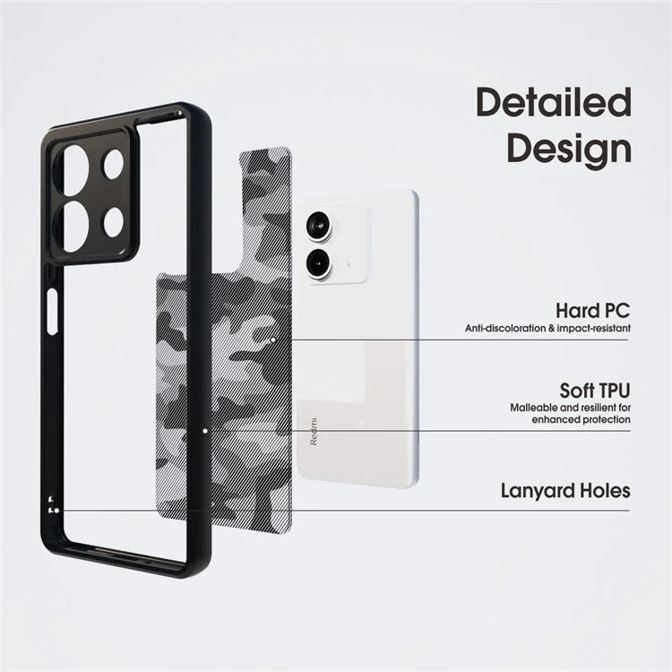 IBMRS For Xiaomi Redmi Note 13 4G Cases Slim-Fit TPU+PC Shell Mobile Phone Cover
