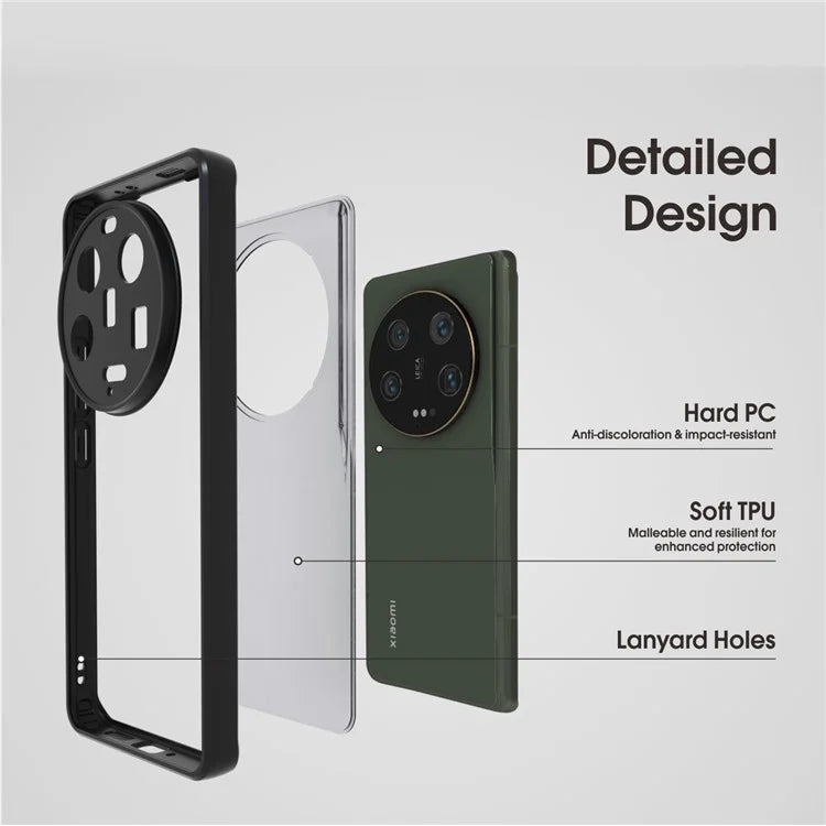 IBMRS For Xiaomi 14 Ultra Dustproof Mobile Phone Case Precise Cutout TPU+PC Cover