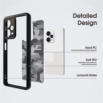 IBMRS For Xiaomi Redmi Note 12 Pro+ 5G Cell Phone Case TPU+PC Anti-drop Shell