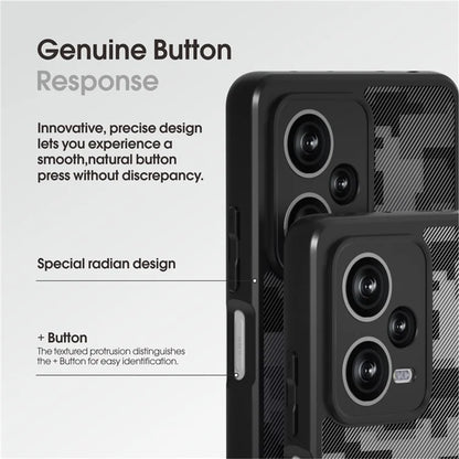 IBMRS For Xiaomi Redmi Note 12 Pro+ 5G Cell Phone Case TPU+PC Anti-drop Shell