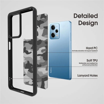 IBMRS For Xiaomi Redmi Note 12 Pro 5G / Note 12 Pro Speed 5G / Poco X5 Pro 5G TPU+PC Cell Phone Case