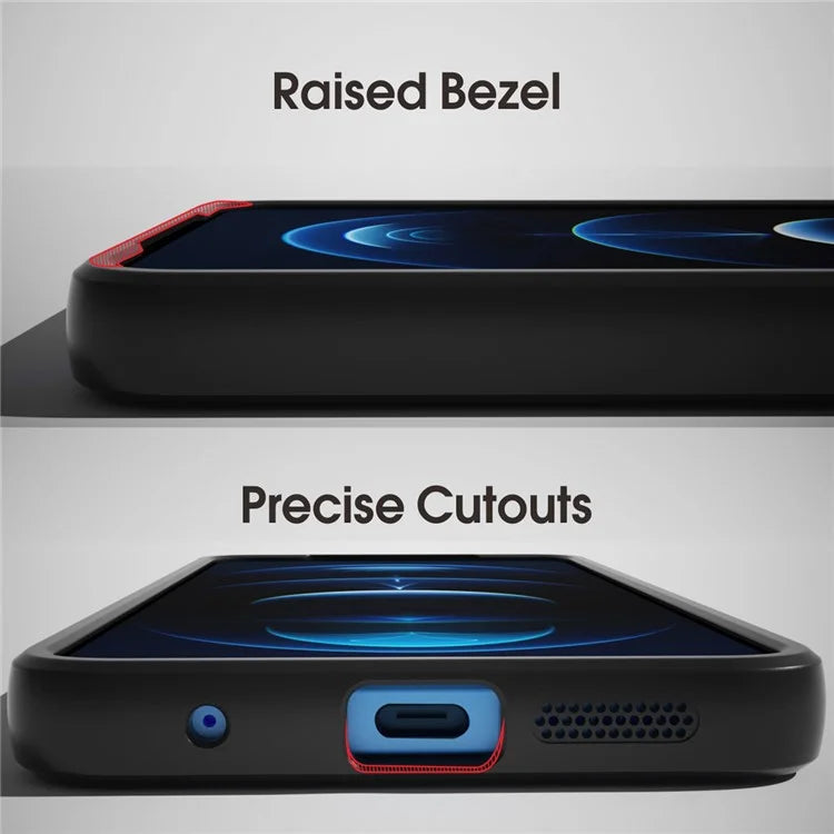 IBMRS For Xiaomi Redmi Note 12S 4G Cover Shock-absorbing TPU+PC Cell Phone Case