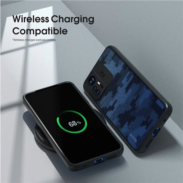IBMRS For Xiaomi Redmi Note 12S 4G Cover Shock-absorbing TPU+PC Cell Phone Case