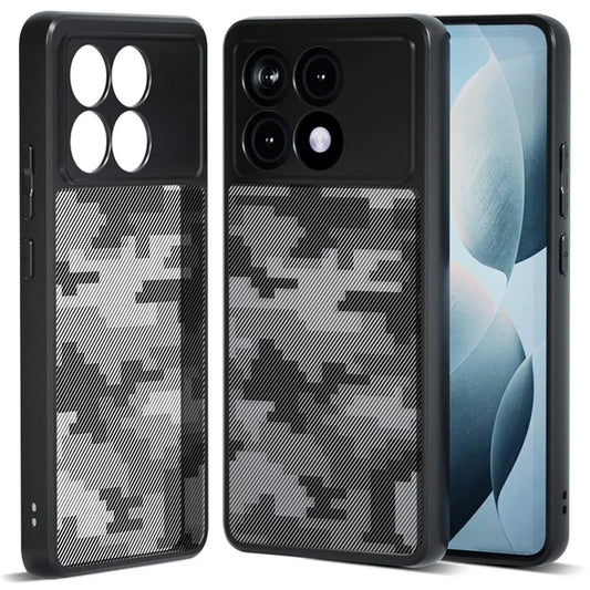 IBMRS Phone Shell for Xiaomi Redmi K70E 5G / Poco X6 Pro 5G Cases Anti-Scratch TPU+PC Phone Cover