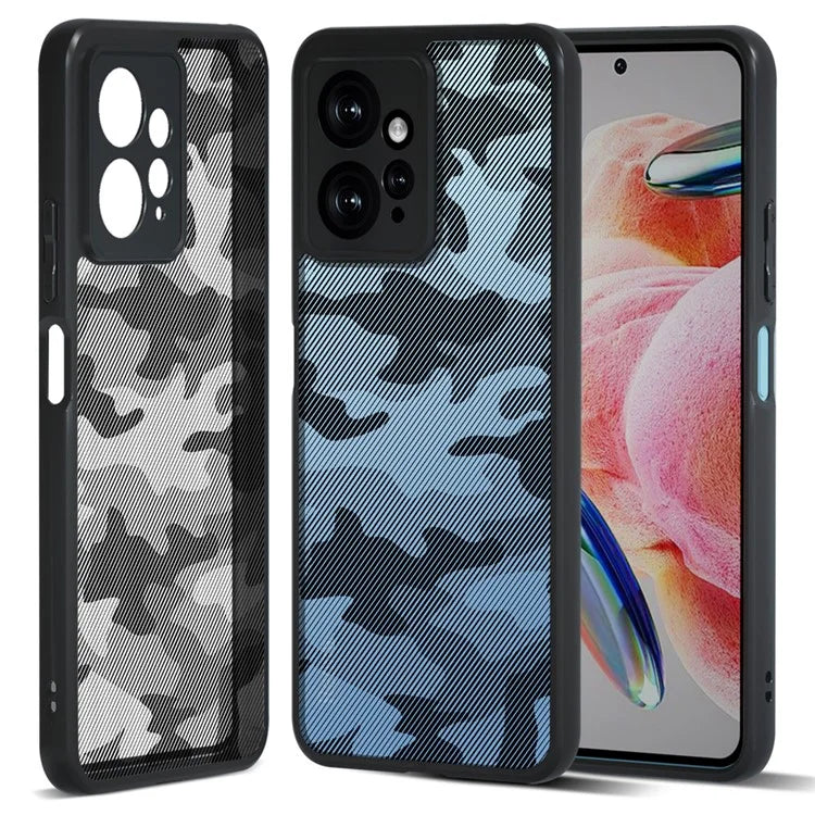 IBMRS For Xiaomi Redmi Note 12 4G Cases TPU+PC Shell Anti-Scratch Cell Phone Cover