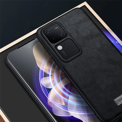 SULADA For vivo S17 5G Case PU Leather+TPU+PC Protective Phone Cover