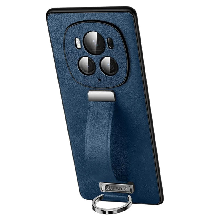 SULADA Fashion Series for Honor Magic6 5G Kickstand Phone Case Retractable Hand Strap