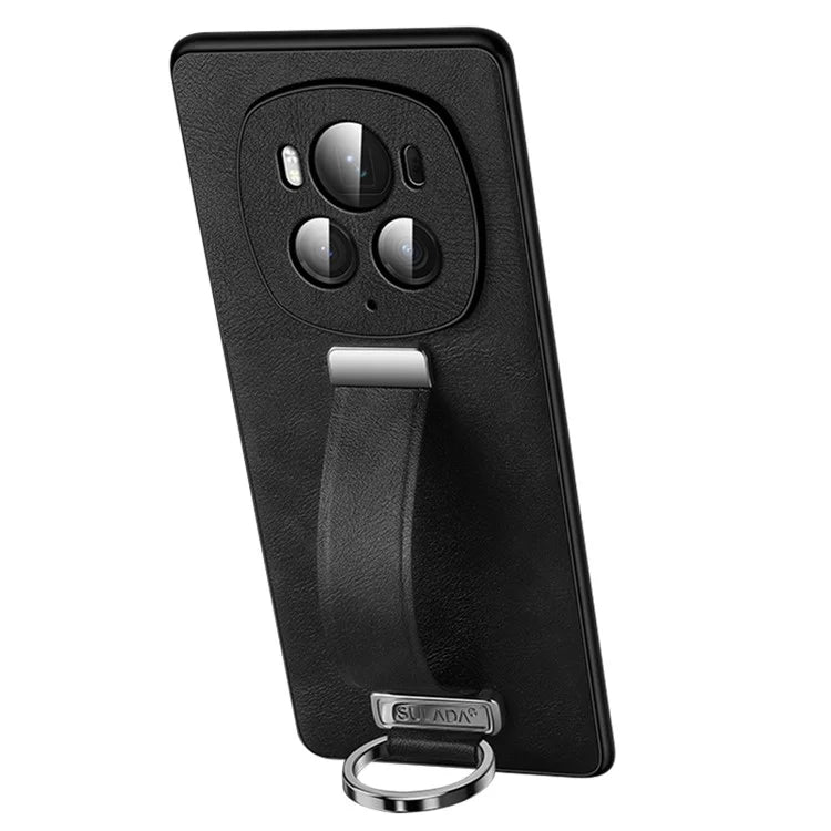 SULADA Fashion Series for Honor Magic6 5G Kickstand Phone Case Retractable Hand Strap