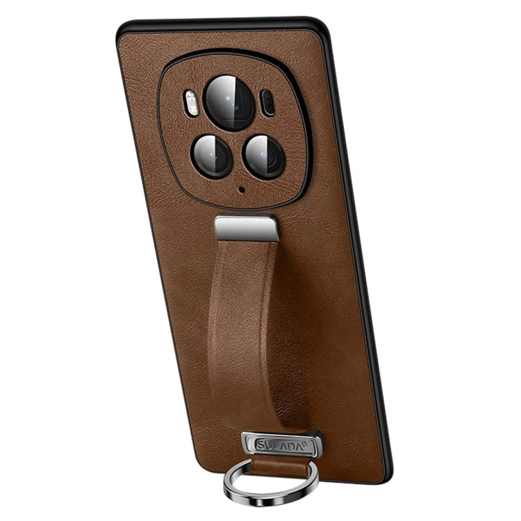 SULADA Fashion Series for Honor Magic6 5G Kickstand Phone Case Retractable Hand Strap