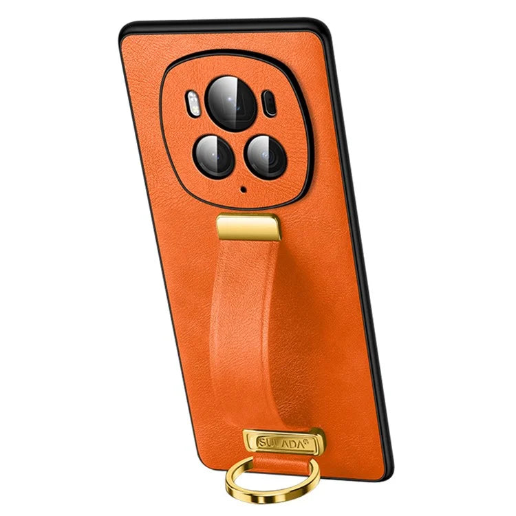 SULADA Fashion Series for Honor Magic6 5G Kickstand Phone Case Retractable Hand Strap
