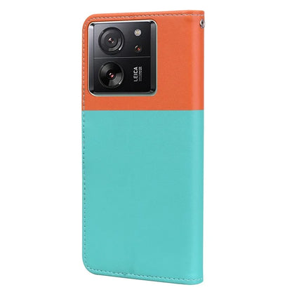 Cartoon Pet Series for Xiaomi 13T / 13T Pro Case Wallet Splicing Leather Cover