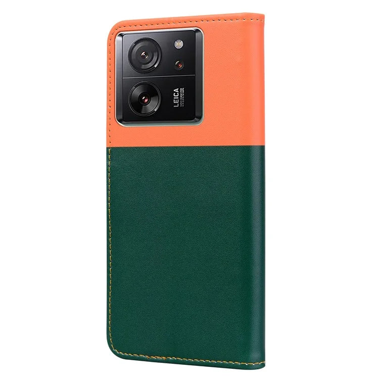 Cartoon Pet Series for Xiaomi 13T / 13T Pro Case Wallet Splicing Leather Cover