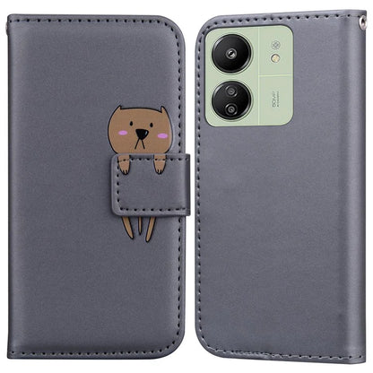 For Xiaomi Redmi 13C 4G / Poco C65 4G Case Cartoon Pattern Wallet Leather Phone Cover