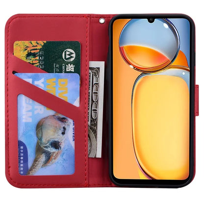 For Xiaomi Redmi 13C 4G / Poco C65 4G Case Cartoon Pattern Wallet Leather Phone Cover