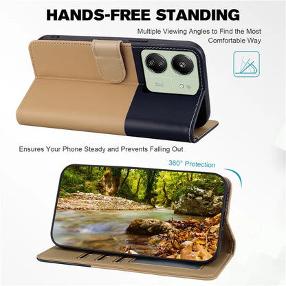 Cartoon Pet Series for Xiaomi Redmi 13C 4G / Poco C65 4G Case Leather Phone Wallet Cover