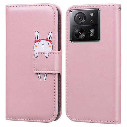 For Xiaomi 13T / 13T Pro Case Wallet Leather Phone Cover Cartoon Pattern Printing