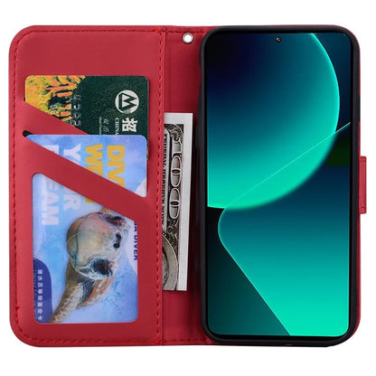 For Xiaomi 13T / 13T Pro Case Wallet Leather Phone Cover Cartoon Pattern Printing