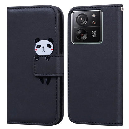 For Xiaomi 13T / 13T Pro Case Wallet Leather Phone Cover Cartoon Pattern Printing