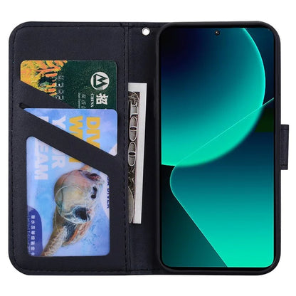 For Xiaomi 13T / 13T Pro Case Wallet Leather Phone Cover Cartoon Pattern Printing
