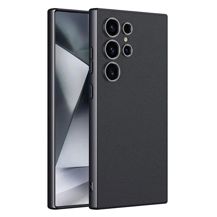 GKK For Samsung Galaxy S24 Ultra Case Leather+PC+TPU Matte Phone Cover
