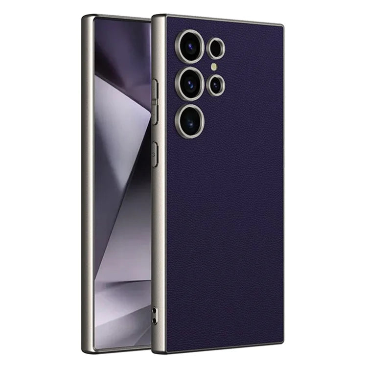 GKK For Samsung Galaxy S24 Ultra Case Leather+PC+TPU Matte Phone Cover