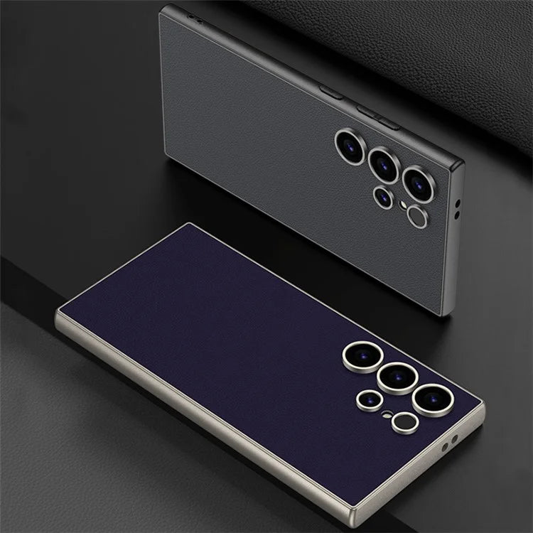 GKK For Samsung Galaxy S24 Ultra Case Leather+PC+TPU Matte Phone Cover