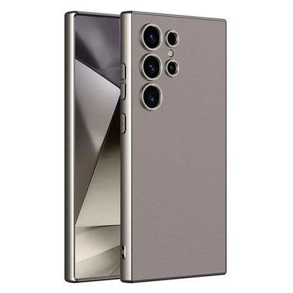 GKK For Samsung Galaxy S24 Ultra Case Leather+PC+TPU Matte Phone Cover