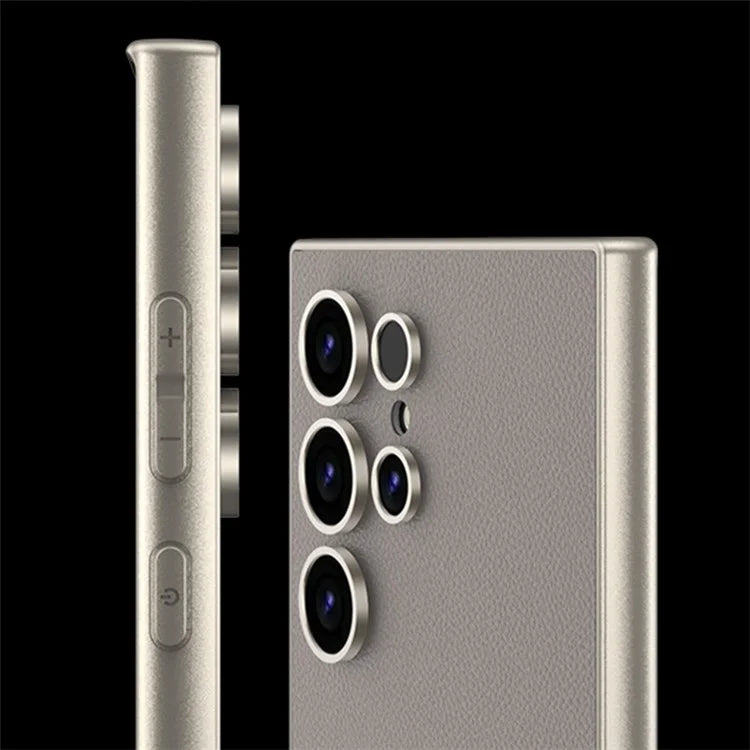GKK For Samsung Galaxy S24 Ultra Case Leather+PC+TPU Matte Phone Cover