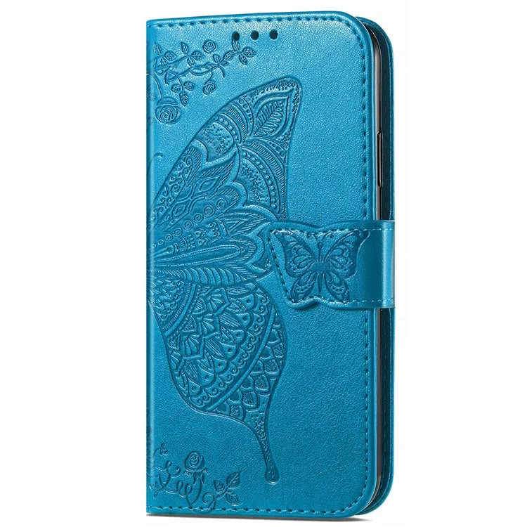 For Xiaomi Redmi Note 13 Pro+ 5G Wallet Case Imprinted Butterfly Pattern PU Leather Phone Cover